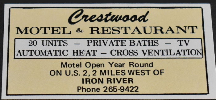Crestwood Motel - Print Flyer